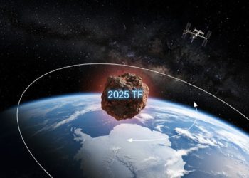 The Asteroid 2025 TF made an extremely close pass by Earth recently