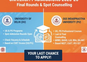 Admissions process for University of Delhi (DU) and Guru Gobind Singh Indraprastha University (IPU)