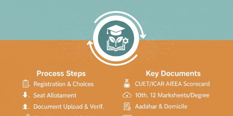 ICAR – Online counselling process for admission to UG/PG/Ph.D